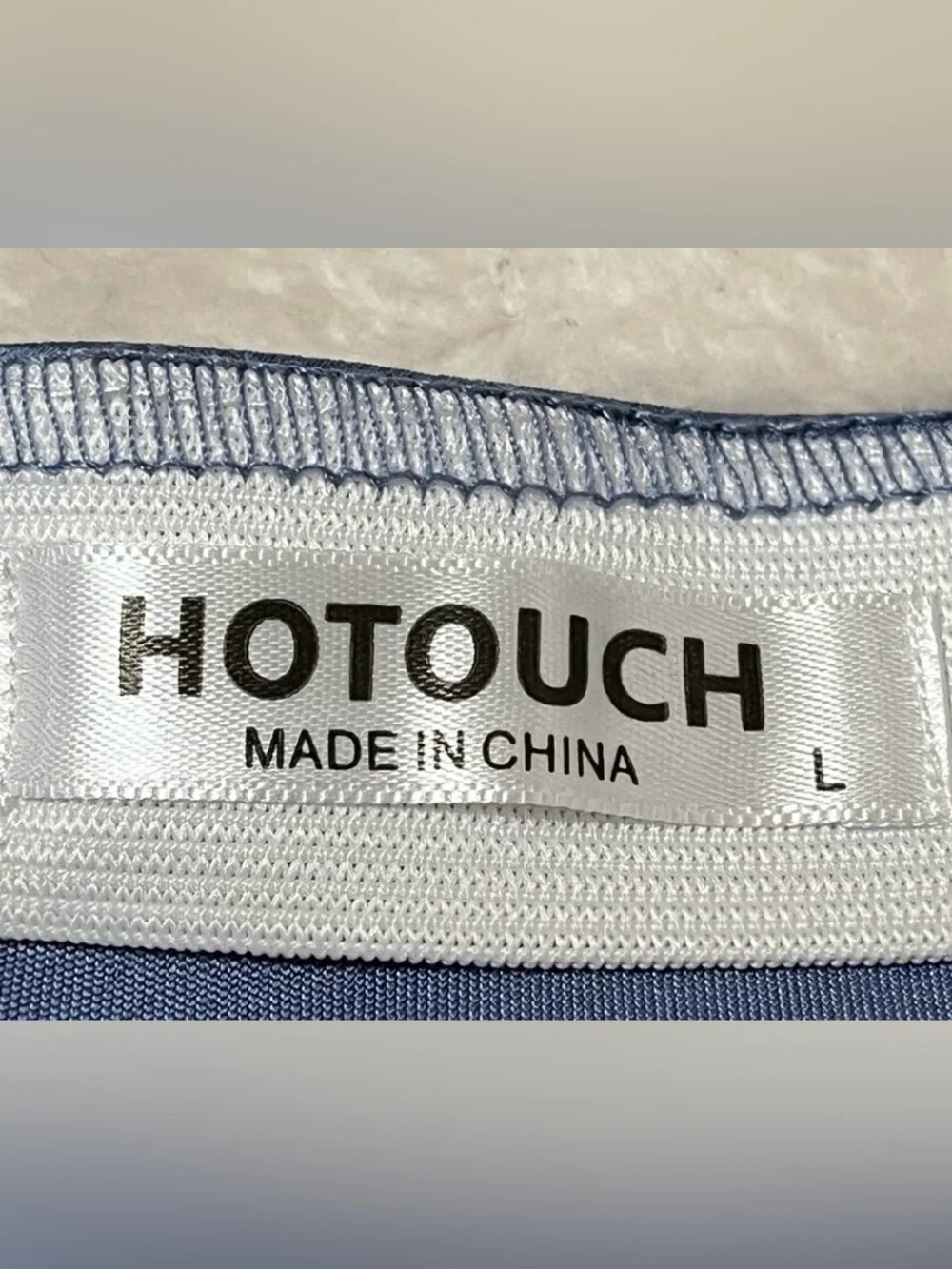 Hotouch Blue Satin Long A-Long Skirt Size L Cocktail Party Mermaidcore
